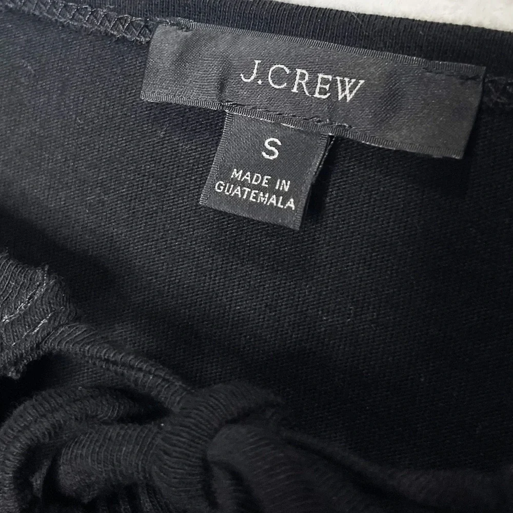 J. Crew Knit Broken-in Jersey Tiered Mini Dress